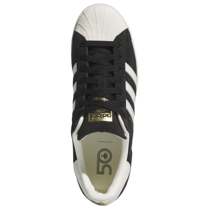adidas Men's Superstar 'Core Black Off White Gold Metallic'
