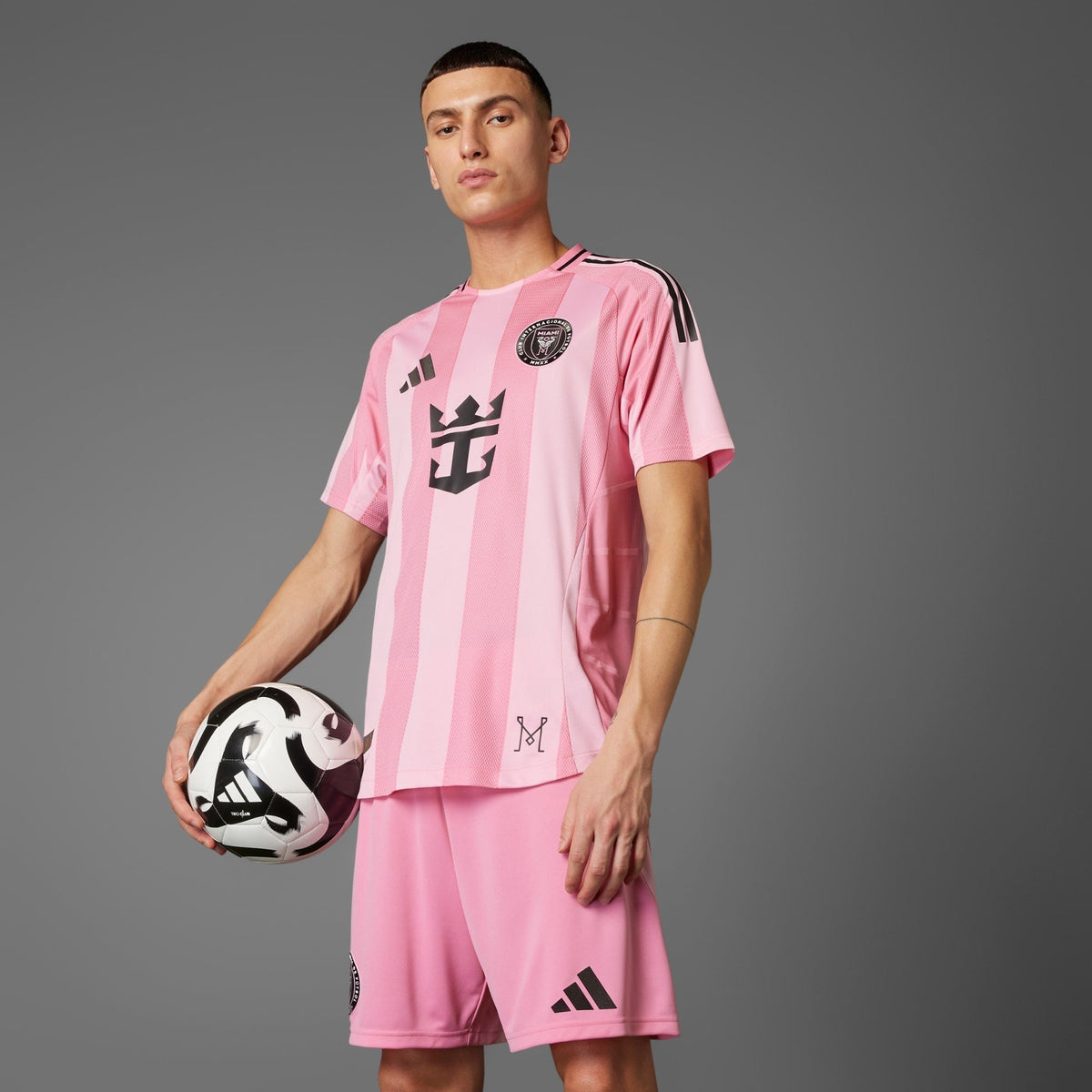 adidas Men's Inter Miami Cf 25/26 Messi Home Authentic Jersey Pink