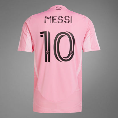 adidas Men's Inter Miami Cf 25/26 Messi Home Authentic Jersey Pink