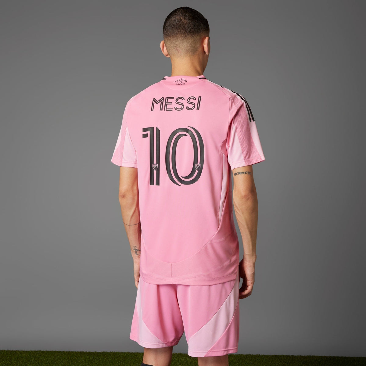 adidas Men's Inter Miami Cf 25/26 Messi Home Authentic Jersey Pink