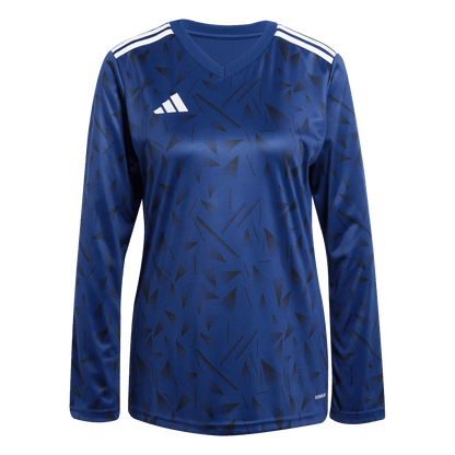 adidas Women's Team Icon 25 Long Sleeve Jersey - Navy Blue