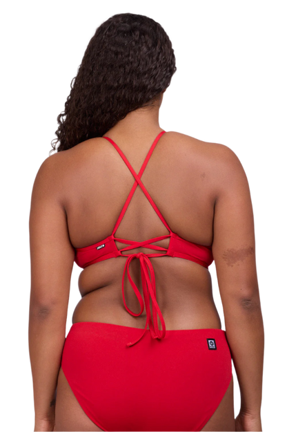 Jolyn Ruth Bikini Top - Red