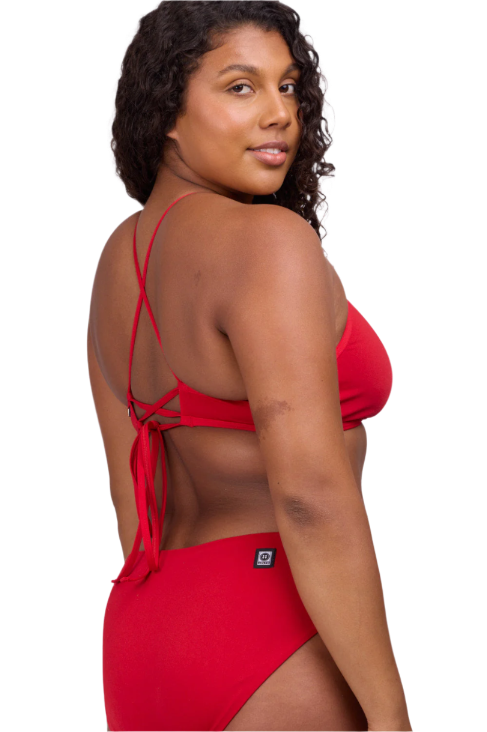 Jolyn Ruth Bikini Top - Red