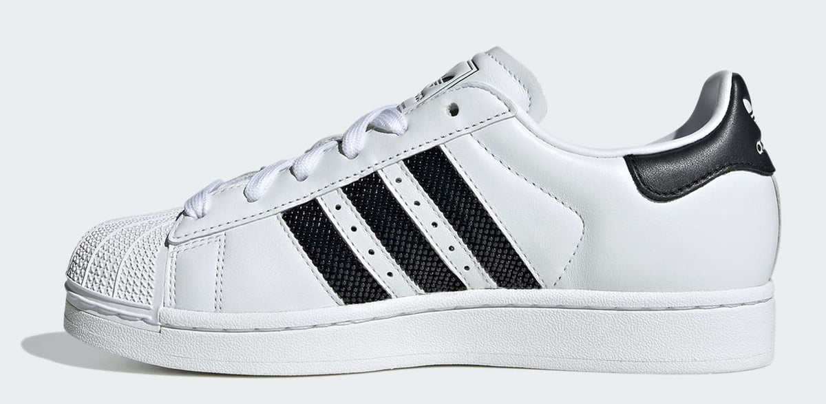 adidas Women's Superstar Ii 'White Black Beaded Stripes'