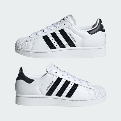 adidas Women's Superstar Ii 'White Black Beaded Stripes'