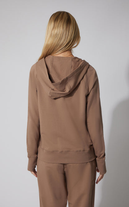 90 Degree by Reflex Terry Everyday Full Zip Hoodie Jacket