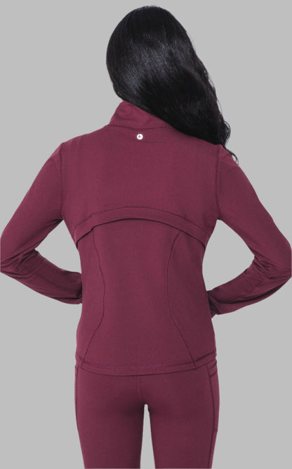 90 Degree by Reflex Carbon Interlink Slim Fit Jacket