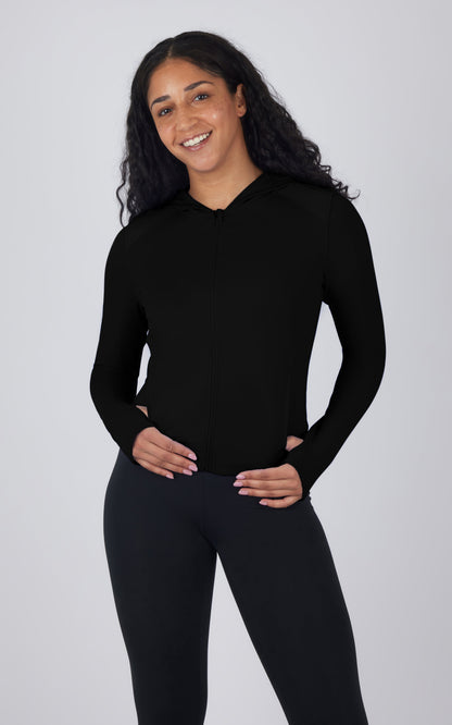 90 Degree by Reflex Lux Full Zip Hoodie