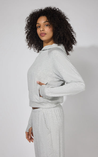 90 Degree by Reflex Modal Terry Full Zip Hoodie