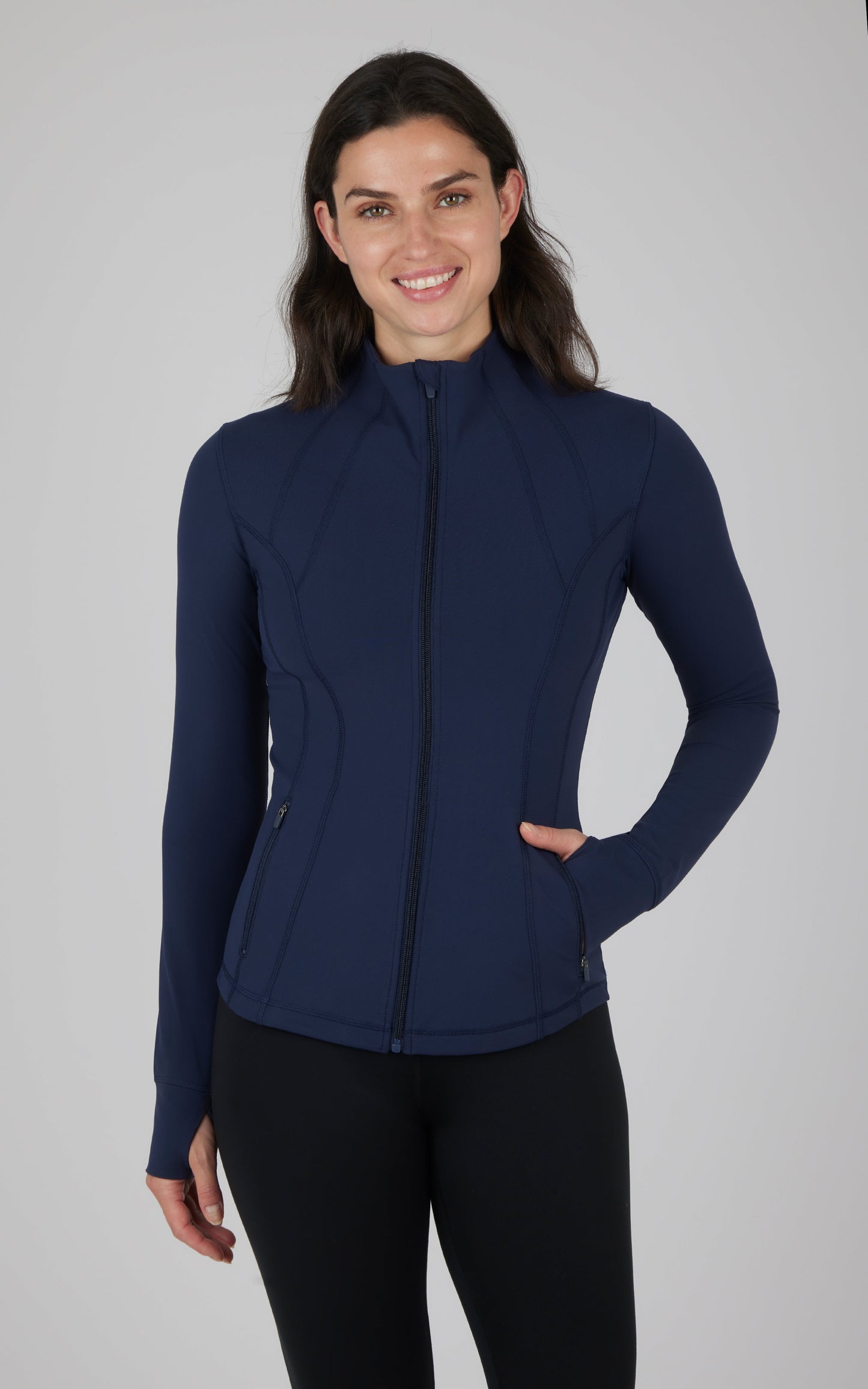 90 Degree by Reflex Nude Tech Jetsetter Full Zip Performance Jacket