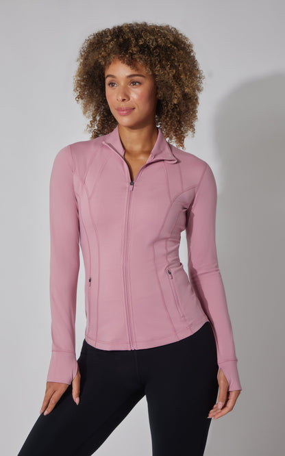 90 Degree by Reflex Nude Tech Jetsetter Full Zip Performance Jacket