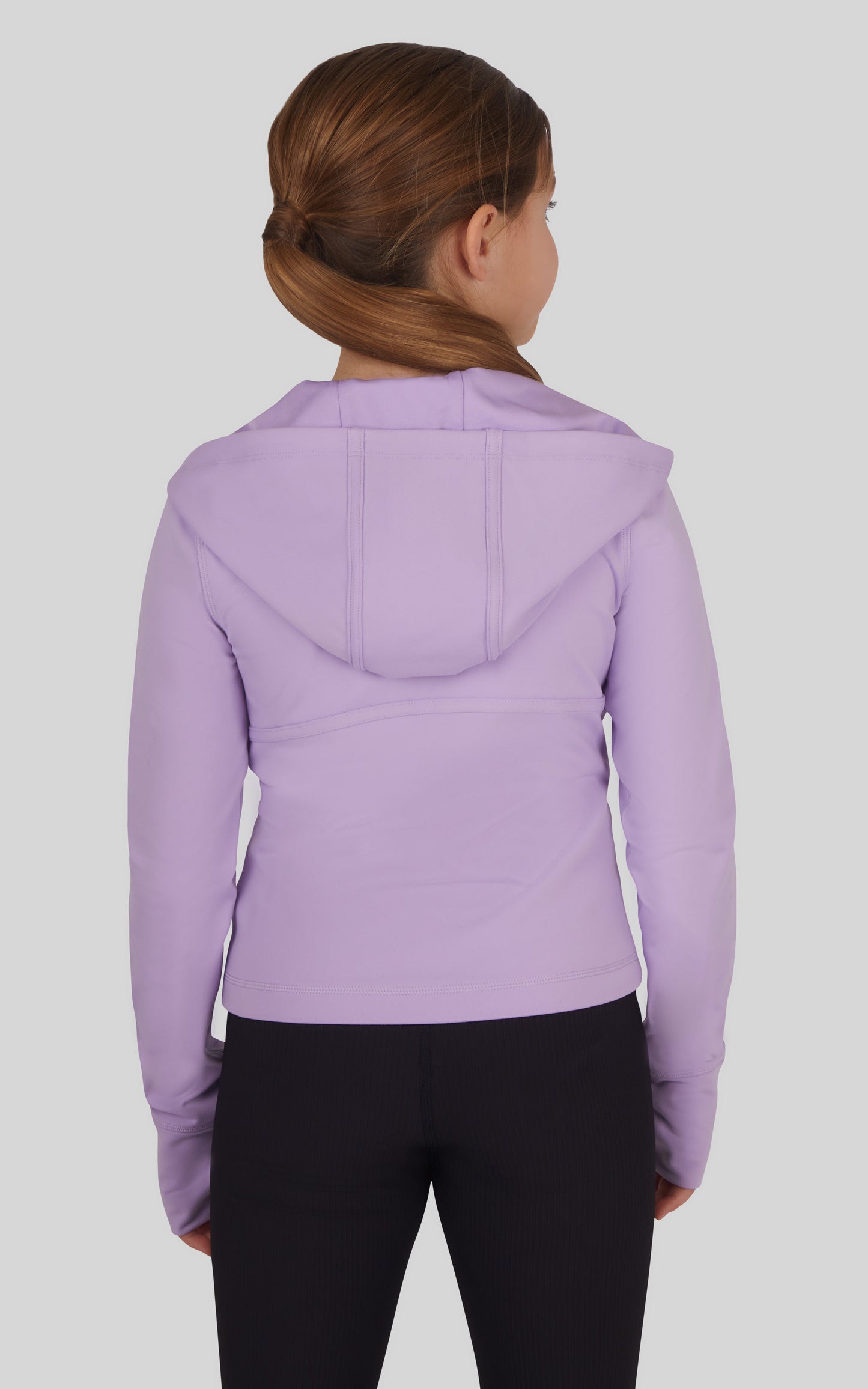90 Degree by Reflex Girls Lux Full Zip Hooded Jacket