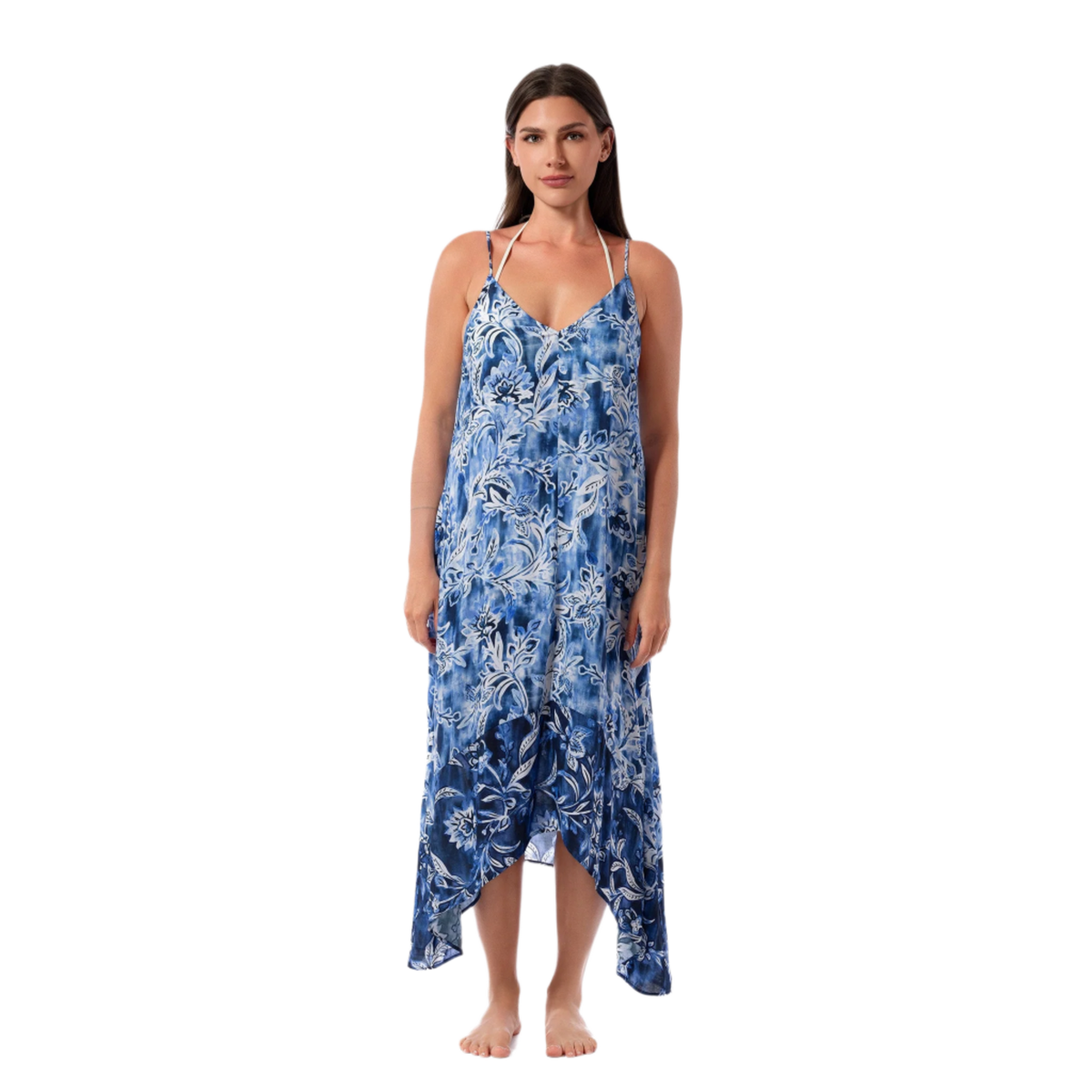 Jantzen Maggie Scarf Dress - Ocean Mosaic - FINAL SALE