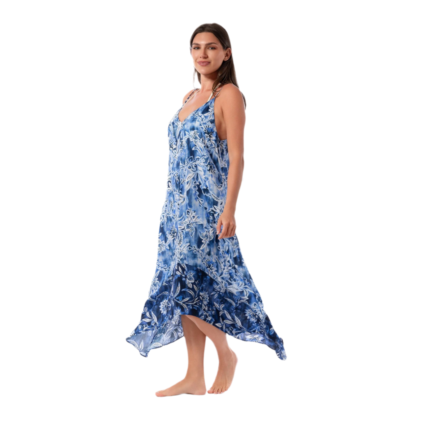Jantzen Maggie Scarf Dress - Ocean Mosaic - FINAL SALE
