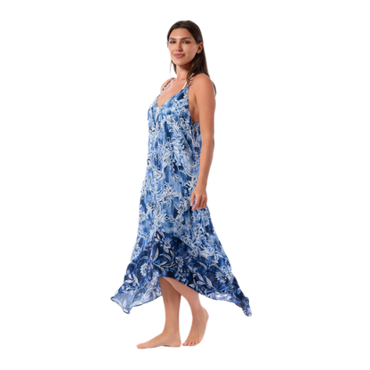 Jantzen Maggie Scarf Dress - Ocean Mosaic - FINAL SALE