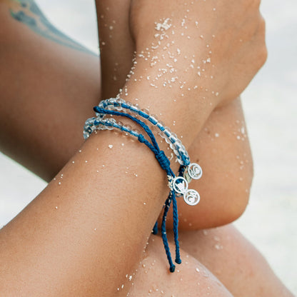 4ocean Signature Blue Beaded Bracelet