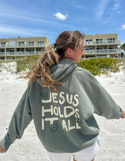 Elevated Faith Jesus Holds It All Unisex Hoodie