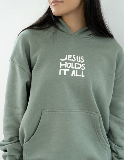 Elevated Faith Jesus Holds It All Unisex Hoodie