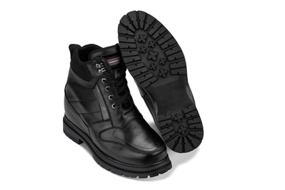 CALDEN Black 5.2" Taller Men's Elevator Boots K881805