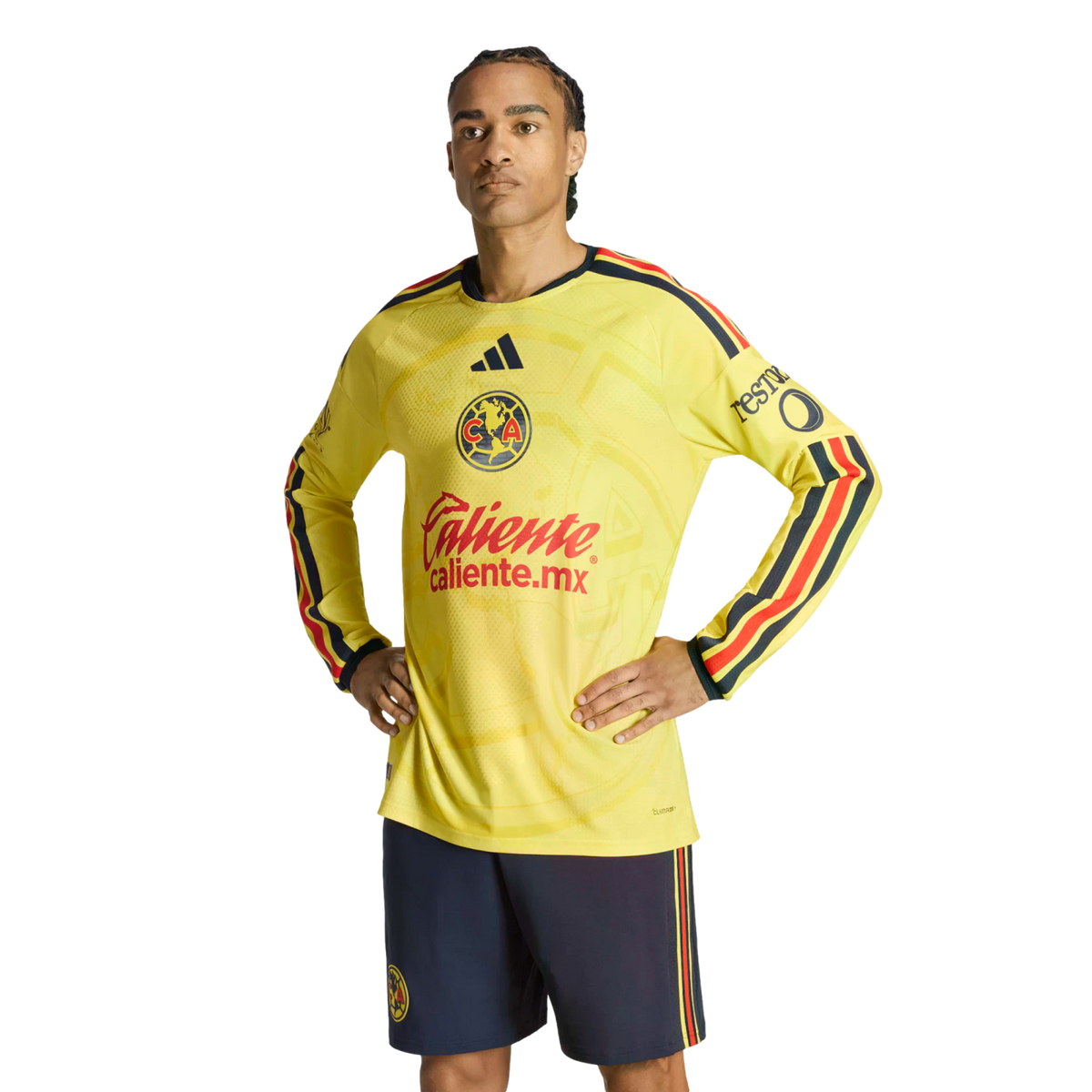 Adidas Club America 26/27 Authentic Long Sleeve Home Jersey
