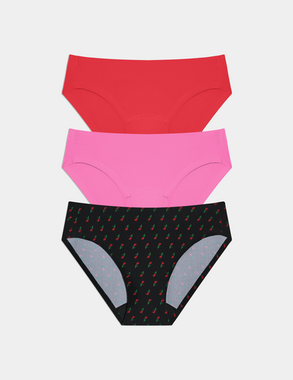 Teen Light Leakproof No-Show Bikini 3-Pack