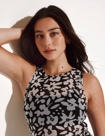 Mesh Short Dress