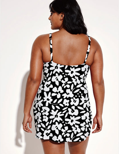 Leakproof Sculpt Deep V Swim Dress