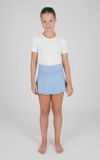 90 Degree by Reflex Girls 2 PK Lux Fold Over Skort
