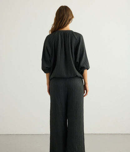 Kaya Drawstring Pants - Charcoal