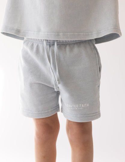 Elevated Faith Kingdom Club Blue Kids Short