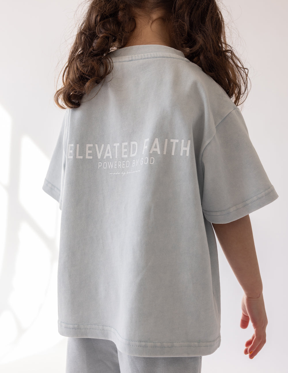 Elevated Faith Kingdom Club Blue Kids Tee
