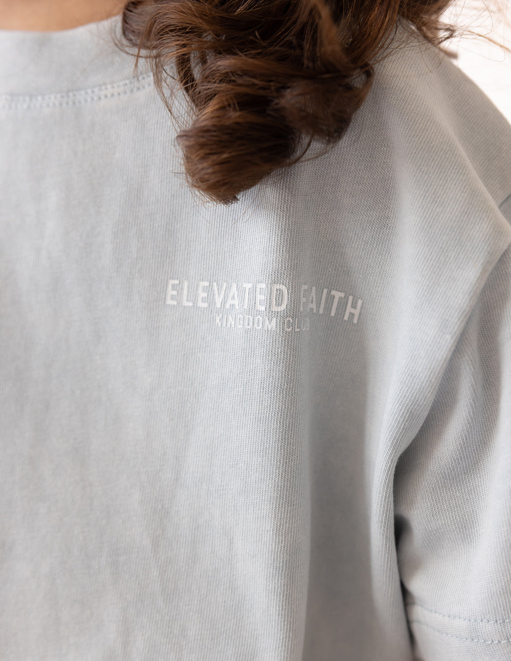 Elevated Faith Kingdom Club Blue Kids Tee