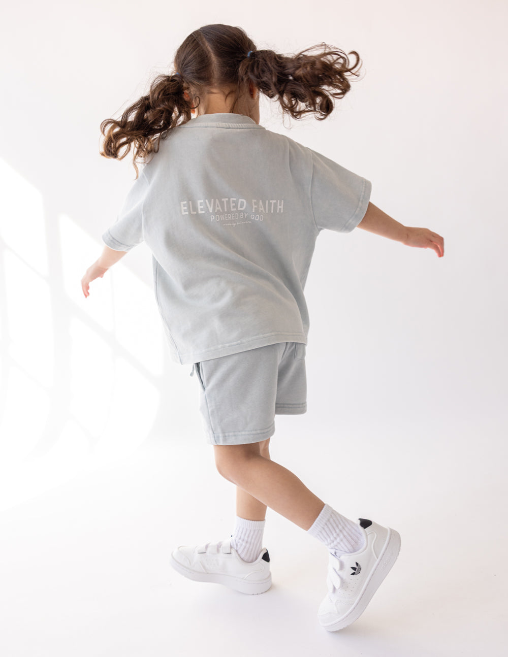 Elevated Faith Kingdom Club Blue Kids Tee