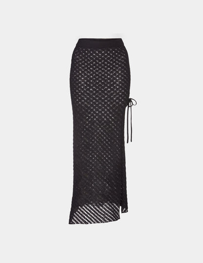 Crochet-Knit Beach Skirt