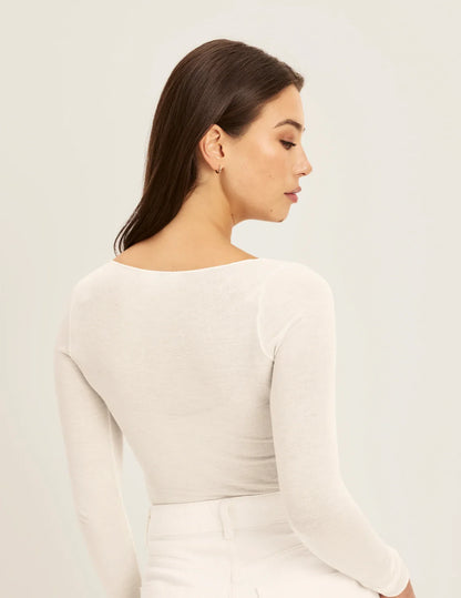 Cashmere Mist Boatneck Top