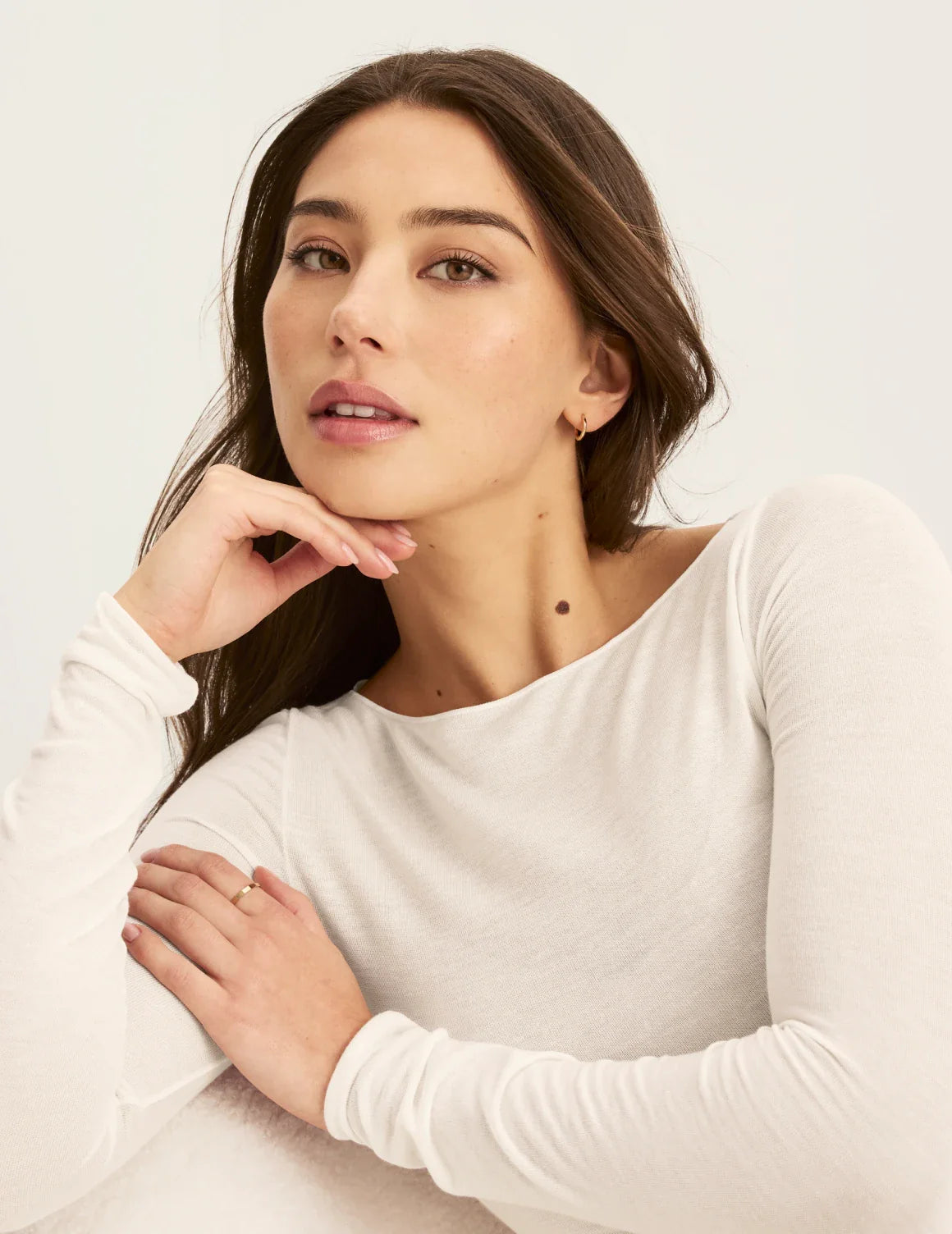 Cashmere Mist Boatneck Top