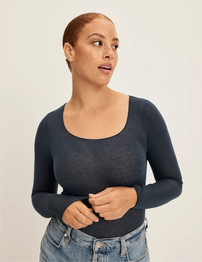 Cashmere Mist Scoop Top