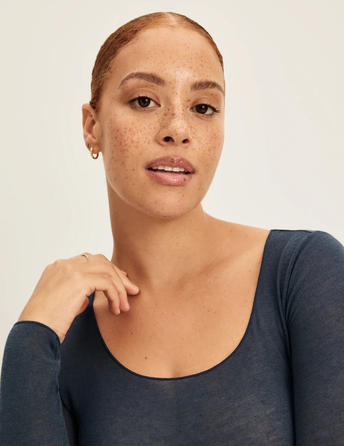 Cashmere Mist Scoop Top