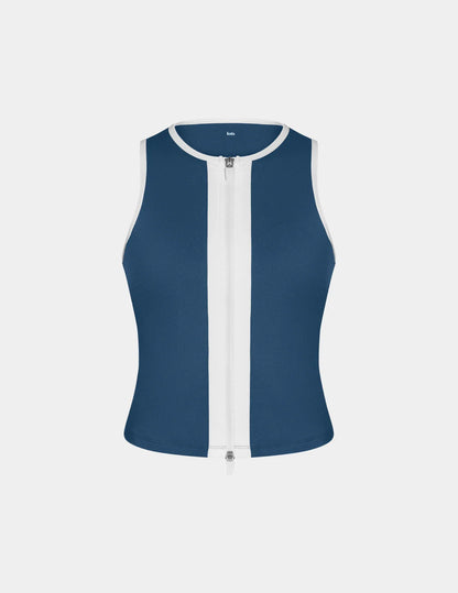 Sculpt Zip Up Tankini