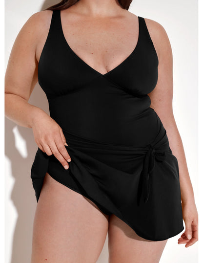 Leakproof Sculpt Deep V Swim Dress