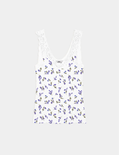 Pointelle Lace Tank