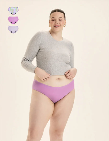 Teen Leakproof UltraThin No-Show Bikini 3-Pack - Last Call