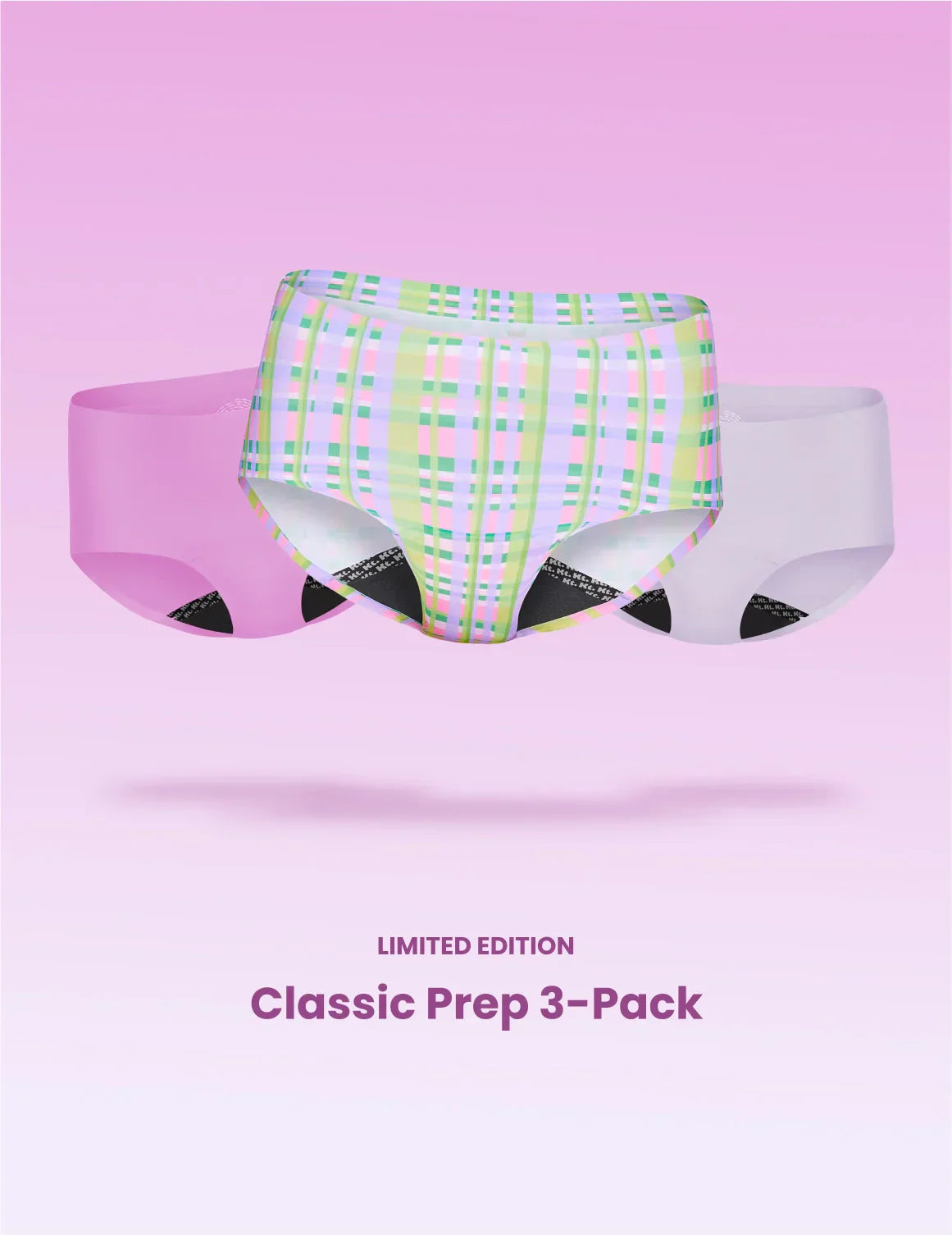 Teen Leakproof UltraThin No-Show Boyshort 3-Pack