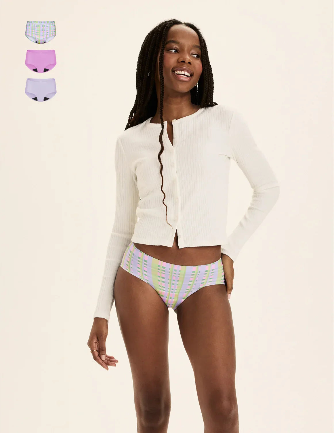 Teen Super Leakproof® No-Show Boyshort 3-Pack - Last Call
