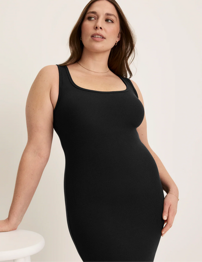 SculptRib™ Cotton Tank Dress