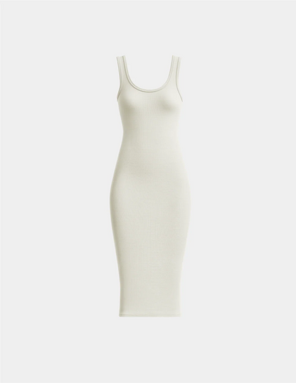 SculptRib™ Cotton Tank Dress