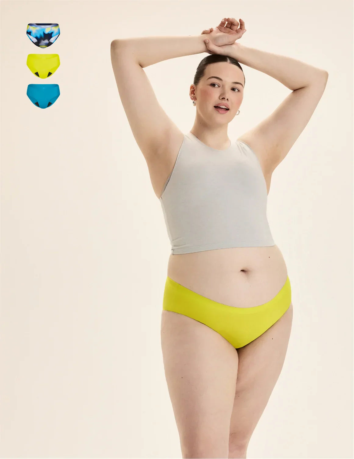 Teen Light Leakproof No-Show Bikini 3-Pack
