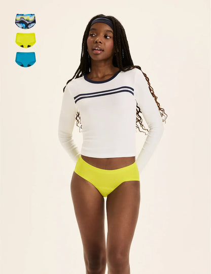 Teen Light Leakproof No-Show Boyshort 3-Pack - Last Call