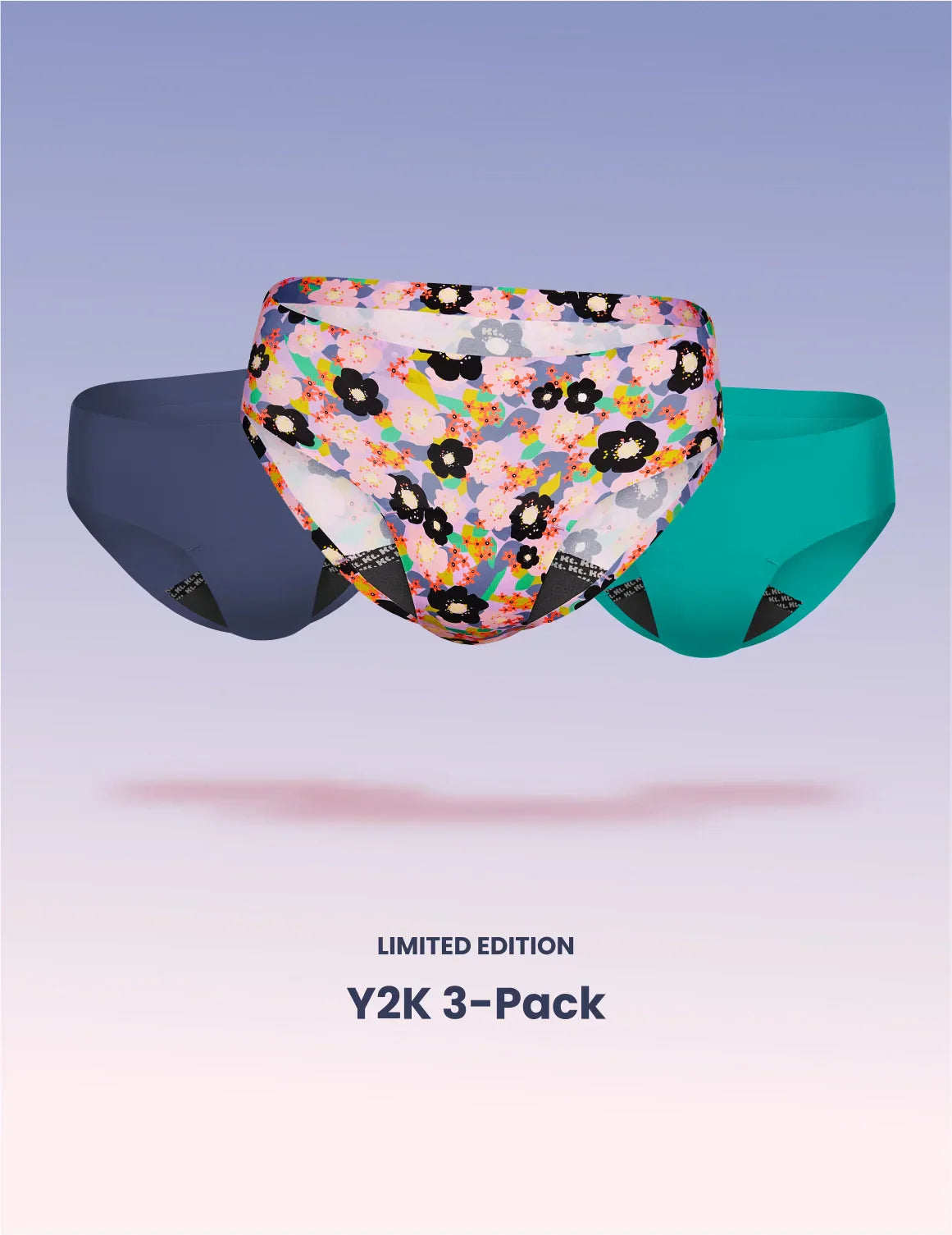 Teen Leakproof UltraThin No-Show Bikini 3-Pack - Last Call