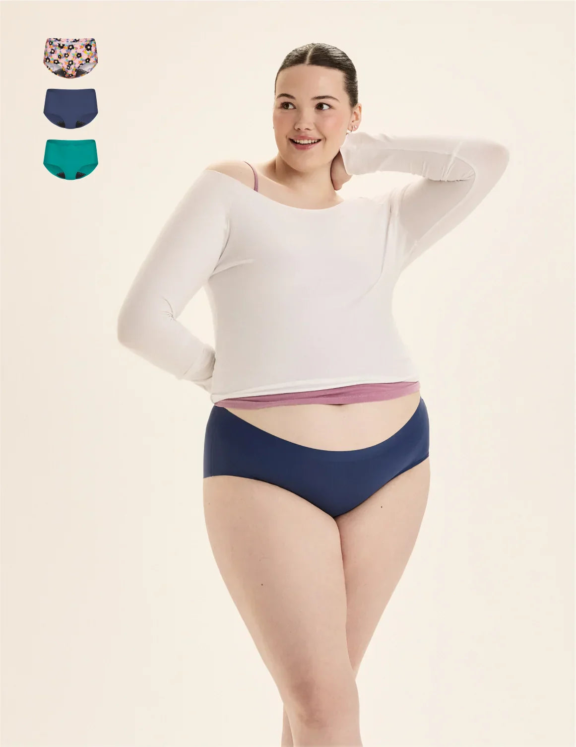 Teen Leakproof UltraThin No-Show Boyshort 3-Pack